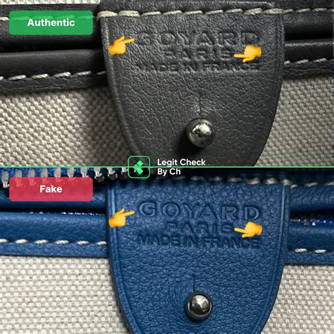 fake vs real goyard touching ys|goyard bag vs real.